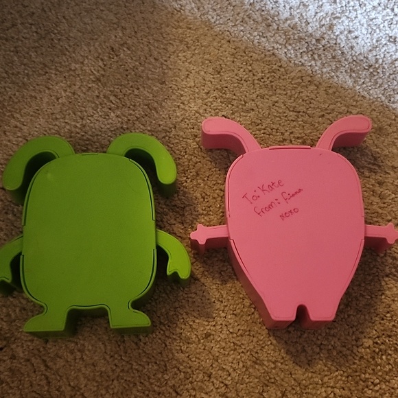 UGLY DOLLS Plastic Decor/Toy, VGUC, Pink and Green - Picture 2 of 3
